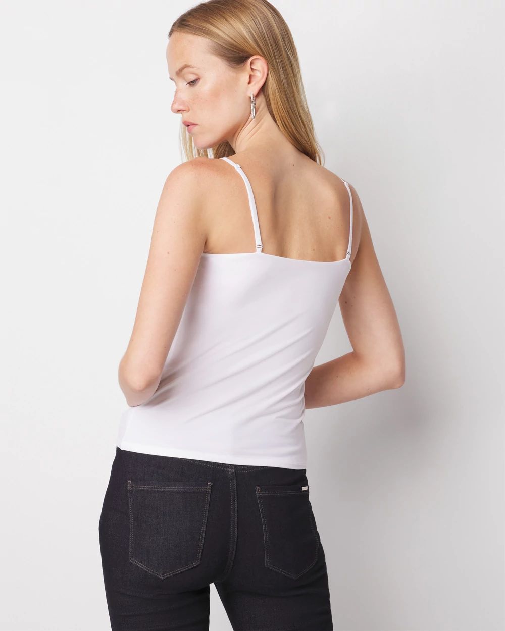 WHBM FORME™ All Ways Stretch V-Neck Cami | White House Black